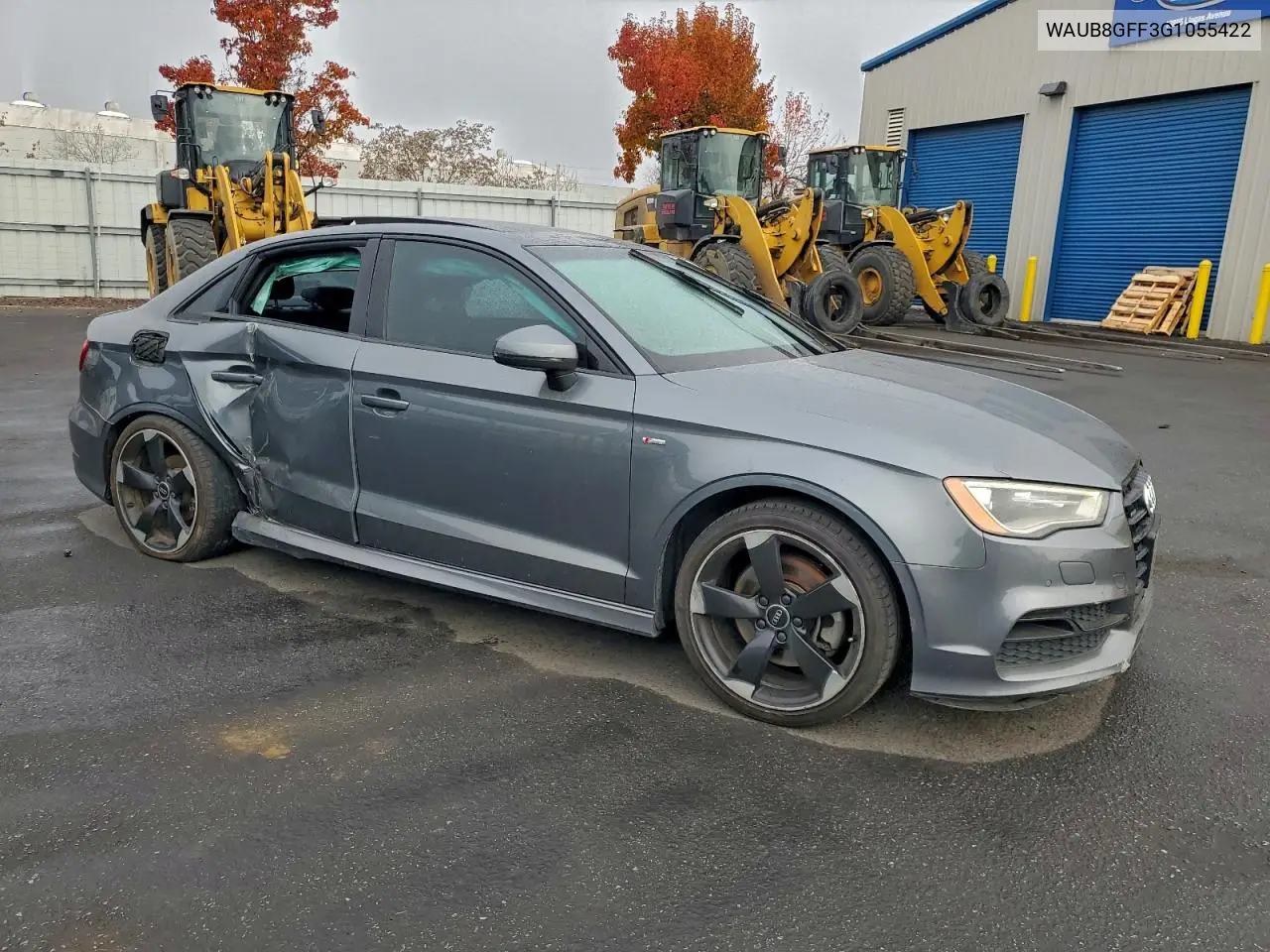 WAUB8GFF3G1055422 2016 Audi A3 Premium