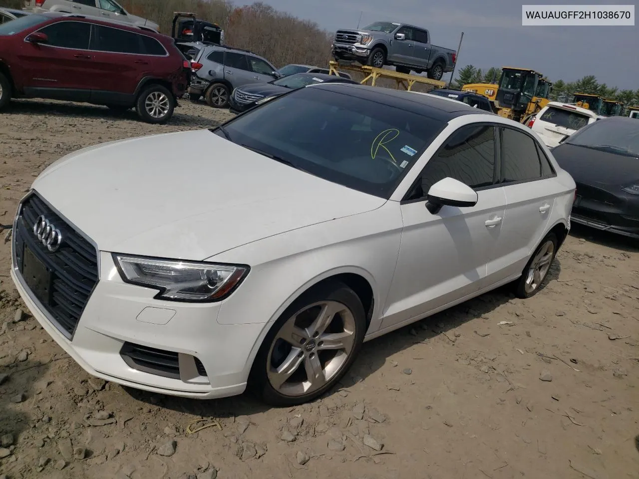 2017 Audi A3 Premium VIN: WAUAUGFF2H1038670 Lot: 50232934