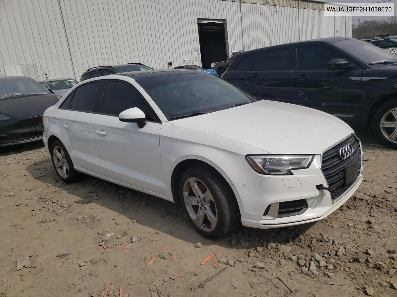 2017 Audi A3 Premium VIN: WAUAUGFF2H1038670 Lot: 50232934