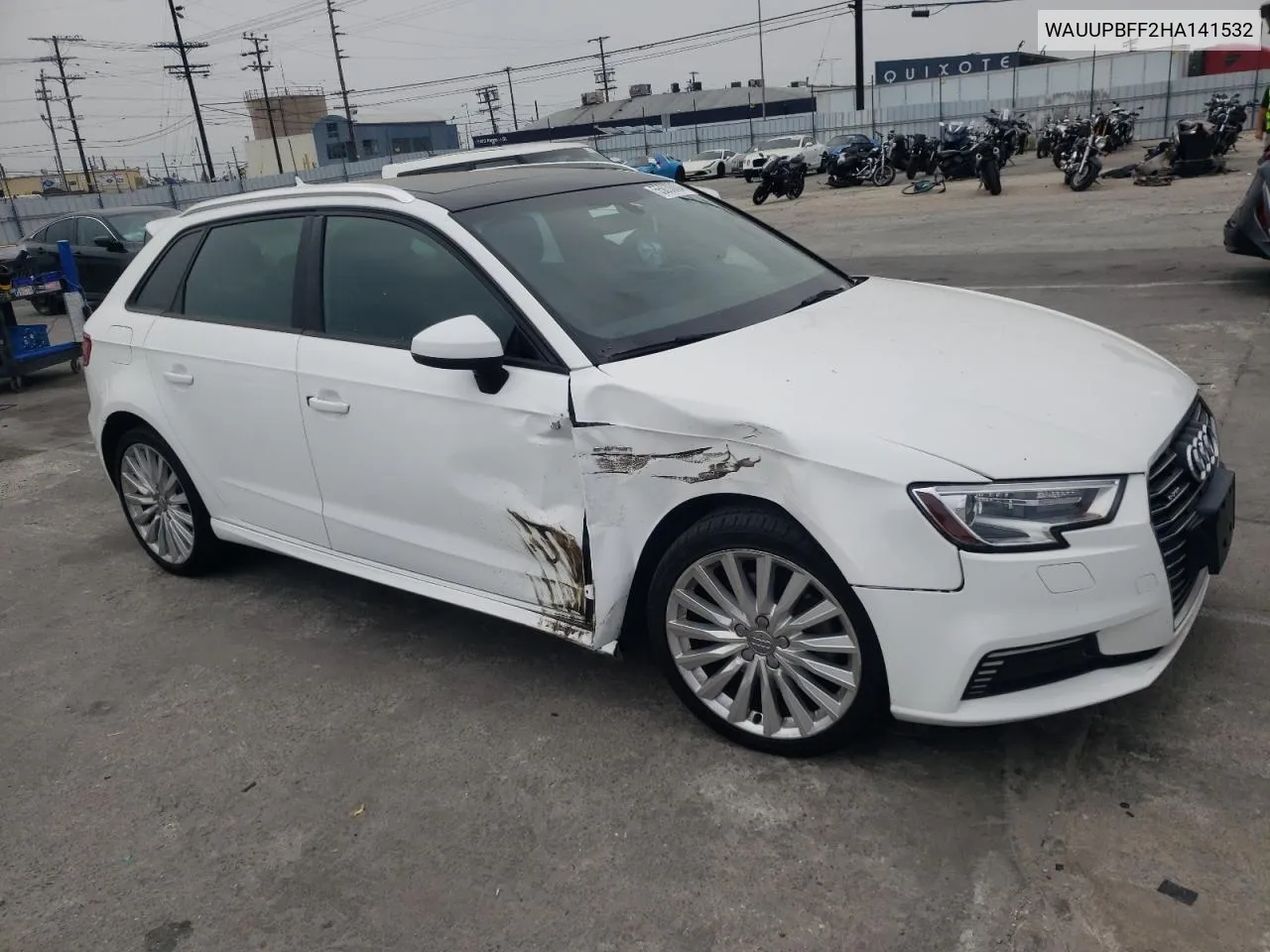 2017 Audi A3 E-Tron Premium VIN: WAUUPBFF2HA141532 Lot: 55030004