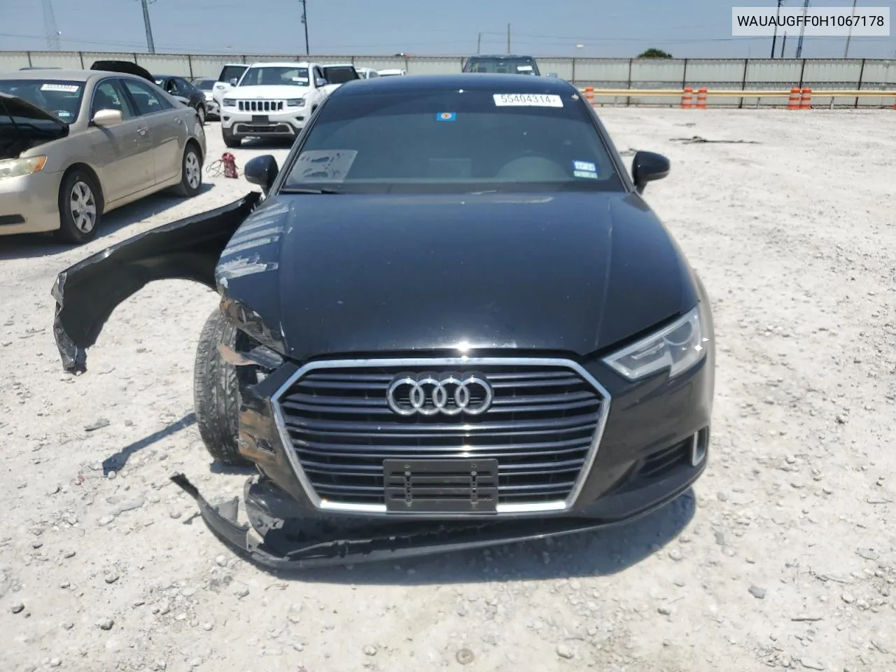 2017 Audi A3 Premium VIN: WAUAUGFF0H1067178 Lot: 55404314