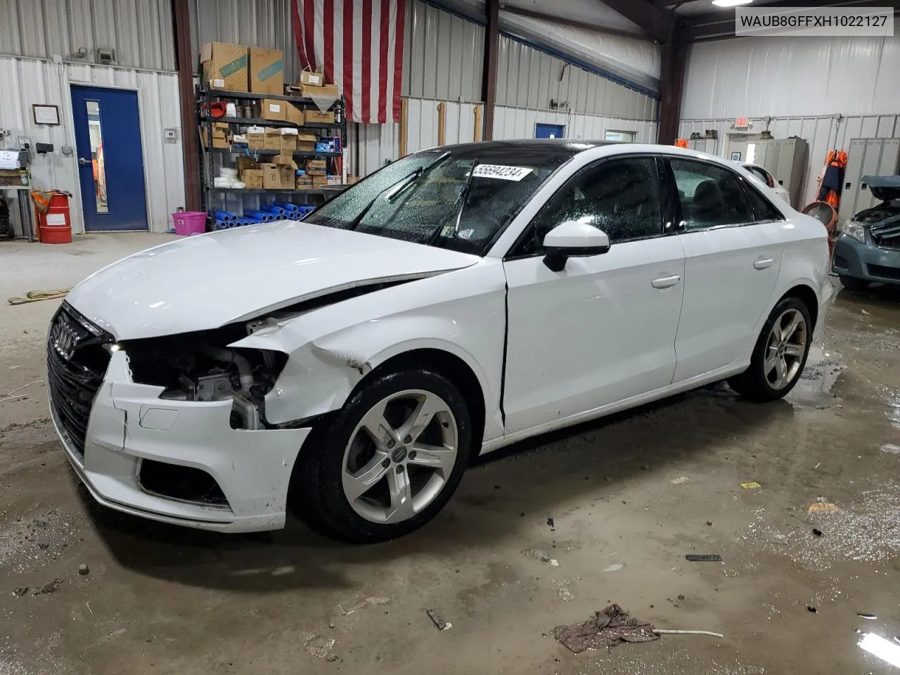 WAUB8GFFXH1022127 2017 Audi A3 Premium