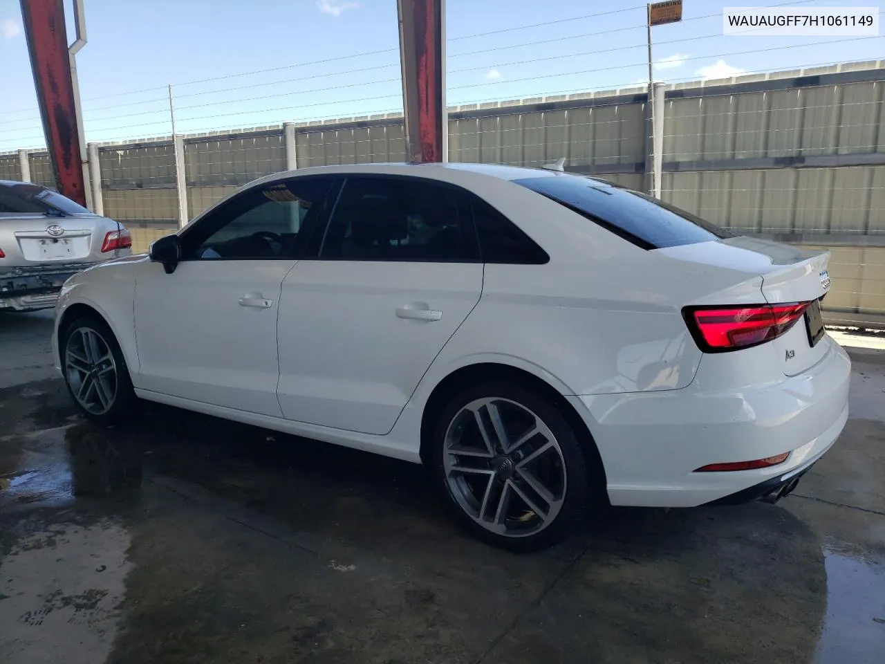 2017 Audi A3 Premium VIN: WAUAUGFF7H1061149 Lot: 57820944