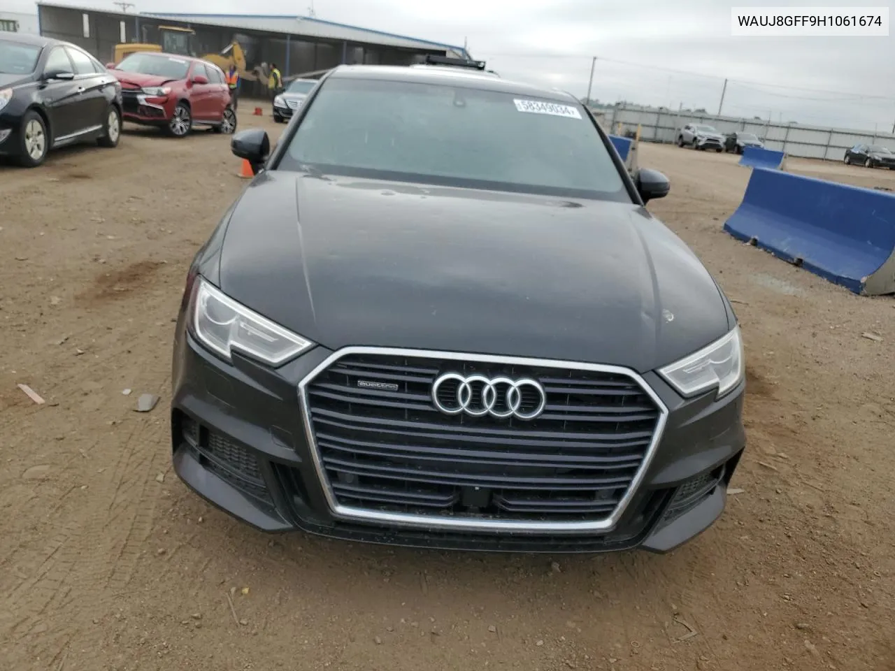 2017 Audi A3 Premium Plus VIN: WAUJ8GFF9H1061674 Lot: 58349034