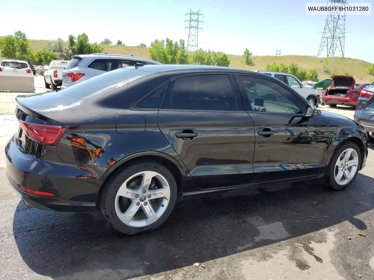 2017 Audi A3 Premium VIN: WAUB8GFF8H1031280 Lot: 58561354