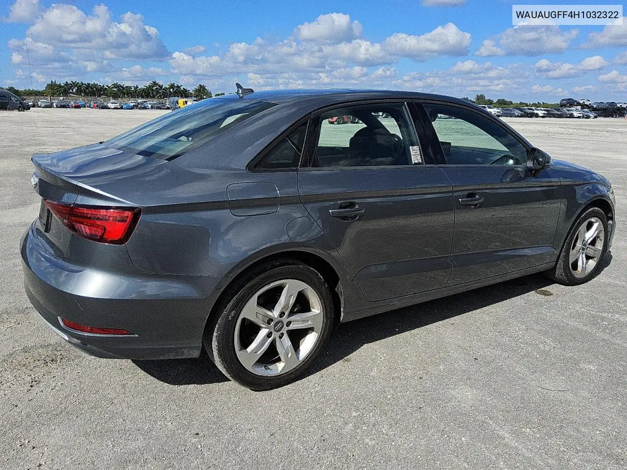 WAUAUGFF4H1032322 2017 Audi A3 Premium