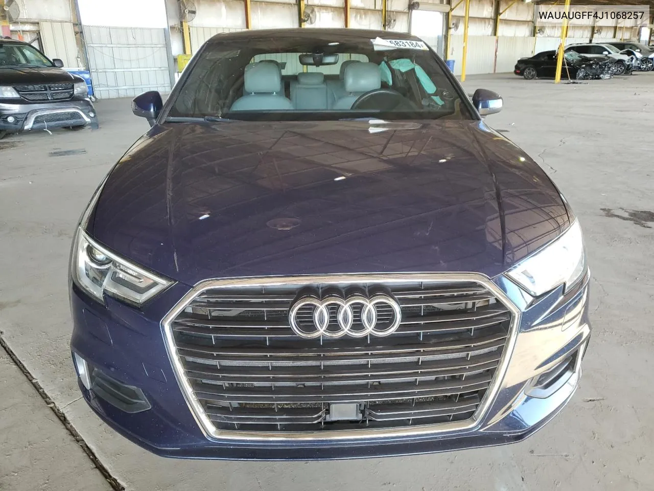 2018 Audi A3 Premium VIN: WAUAUGFF4J1068257 Lot: 43683184