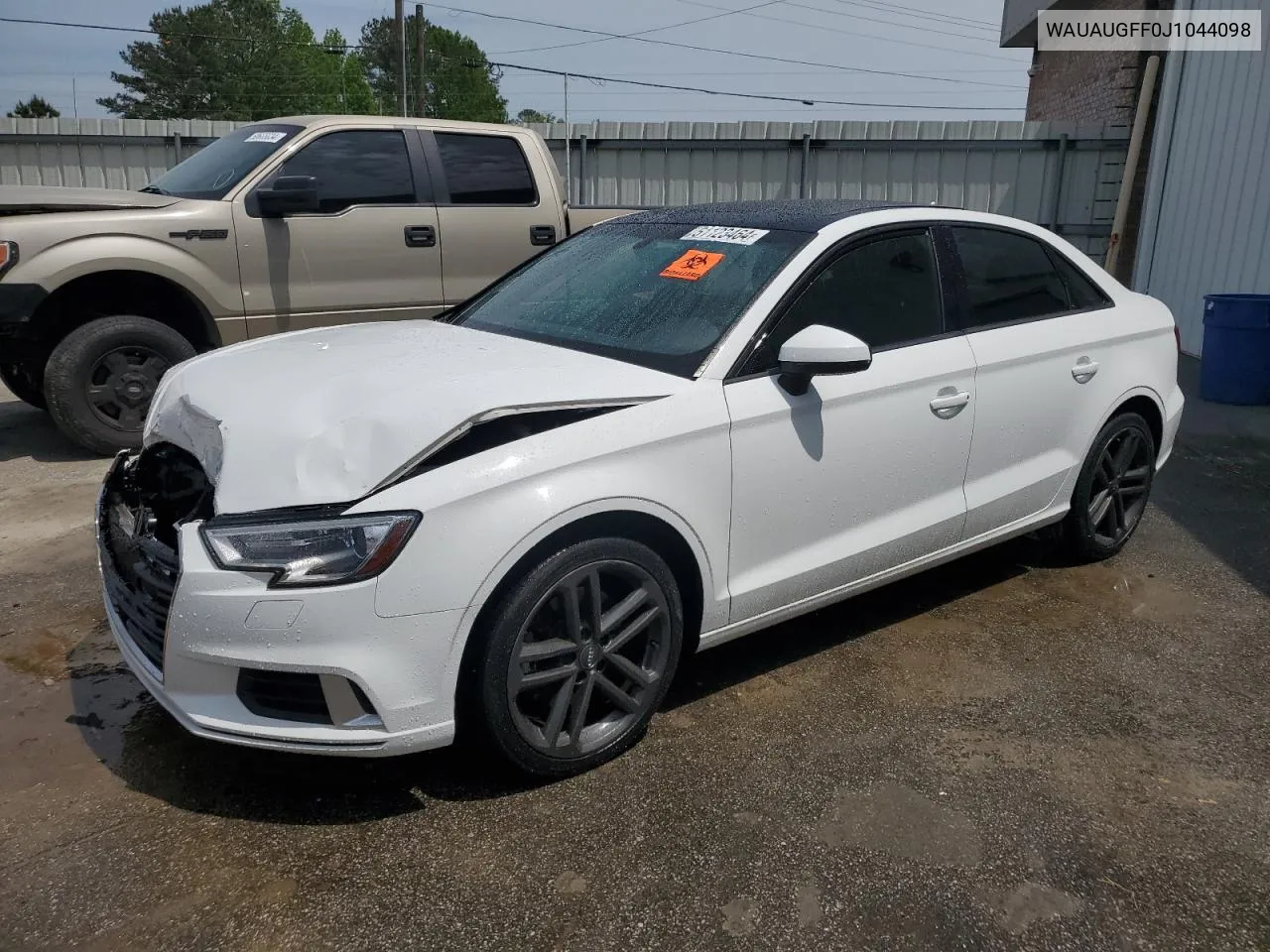 2018 Audi A3 Premium VIN: WAUAUGFF0J1044098 Lot: 51123464