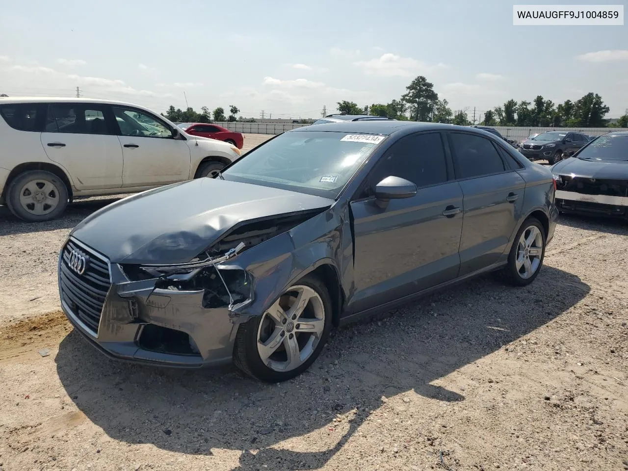 2018 Audi A3 Premium VIN: WAUAUGFF9J1004859 Lot: 52322434