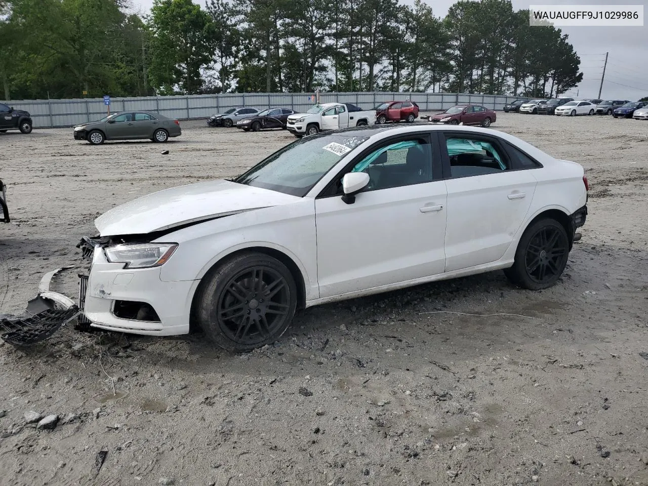 2018 Audi A3 Premium VIN: WAUAUGFF9J1029986 Lot: 54492864