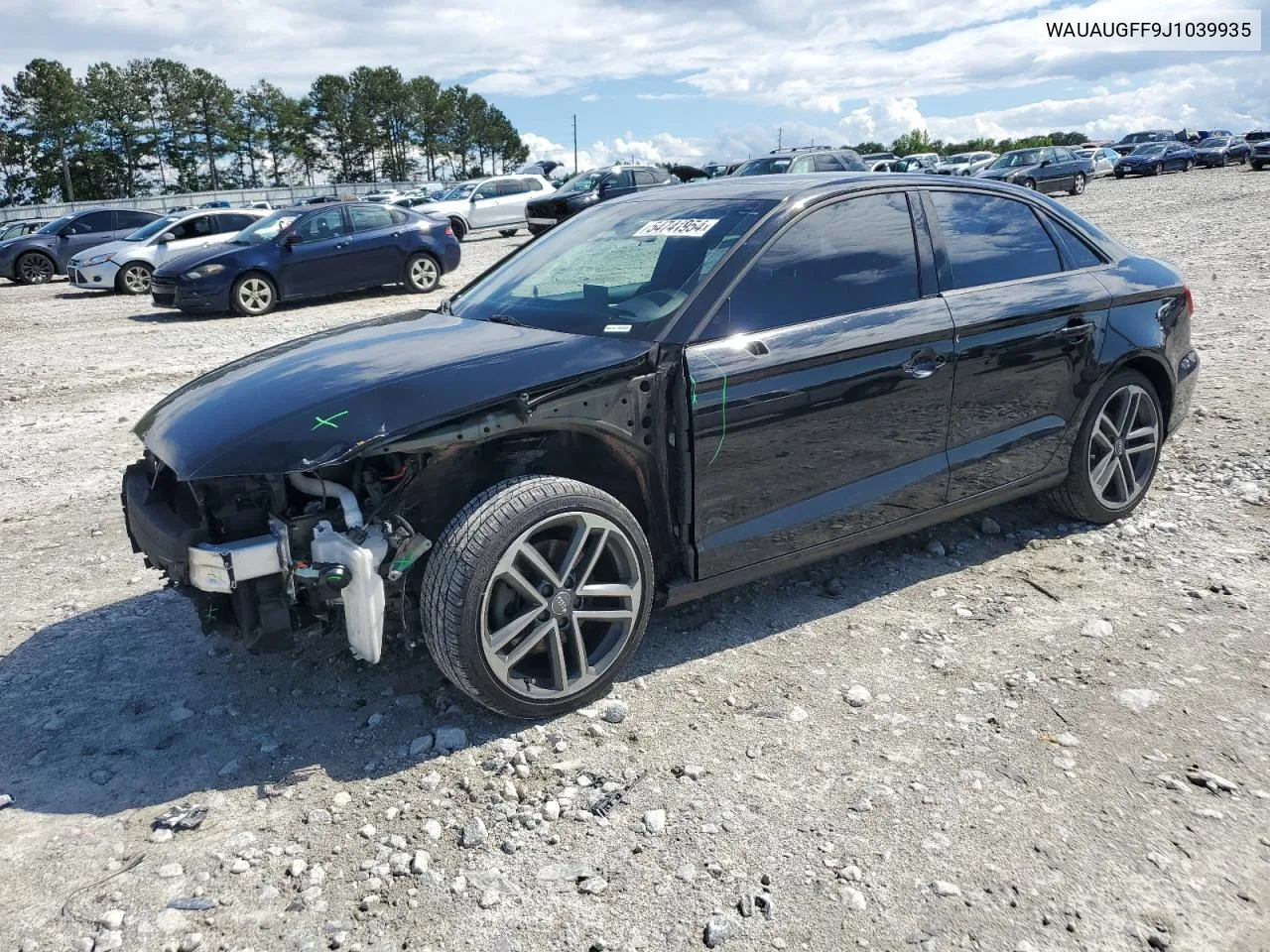 WAUAUGFF9J1039935 2018 Audi A3 Premium