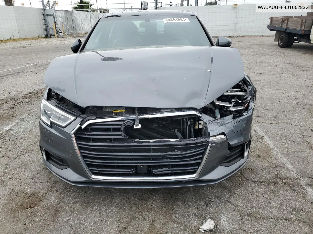 2018 Audi A3 Premium VIN: WAUAUGFF4J1062832 Lot: 54851684