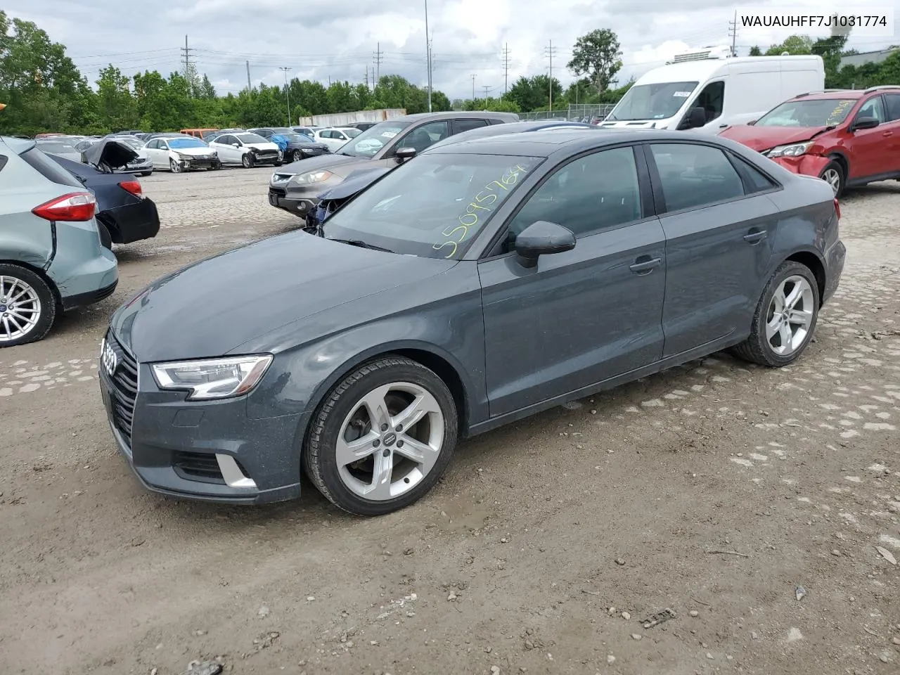 WAUAUHFF7J1031774 2018 Audi A3 Premium