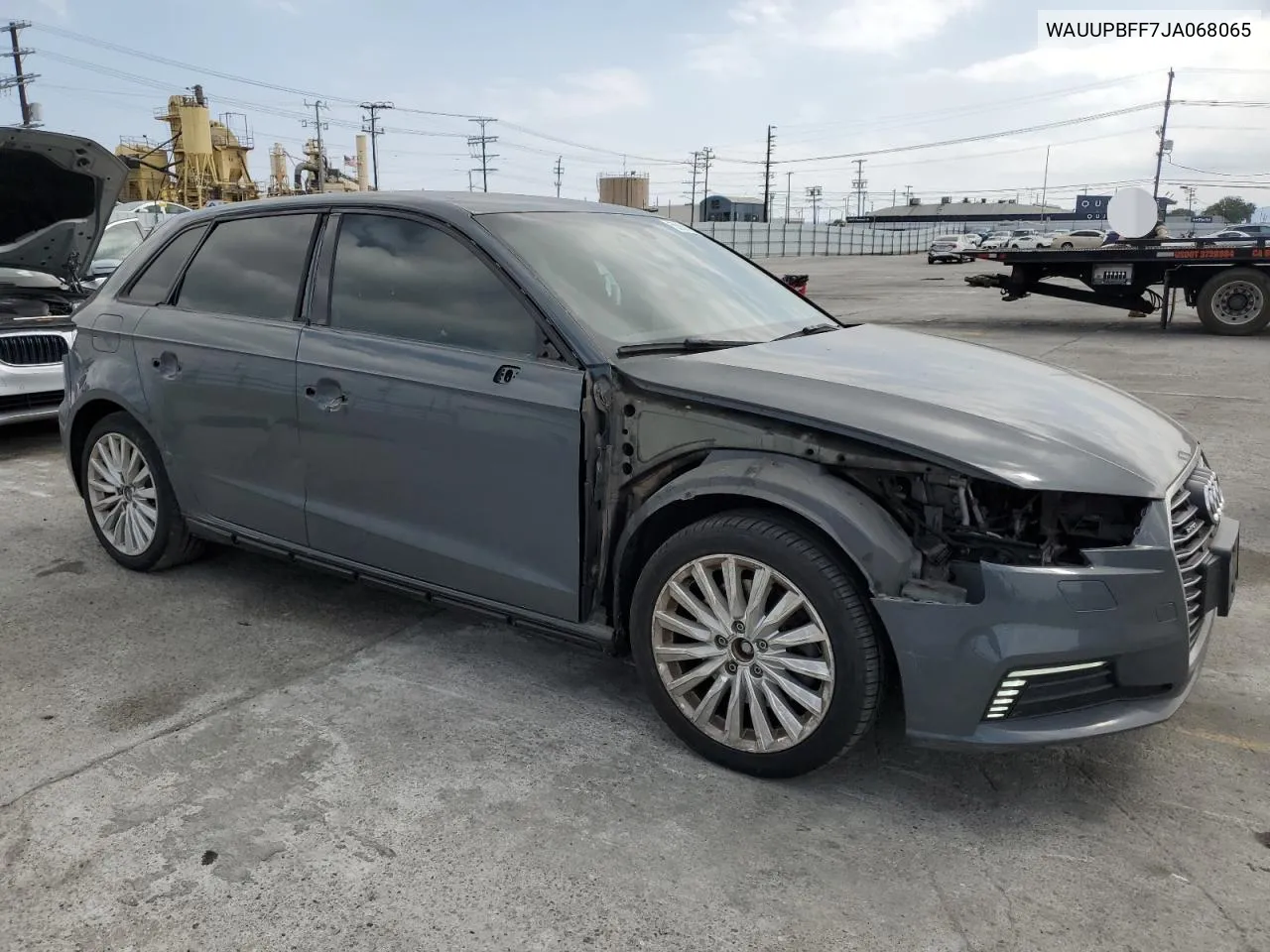 2018 Audi A3 E-Tron Premium VIN: WAUUPBFF7JA068065 Lot: 55658254