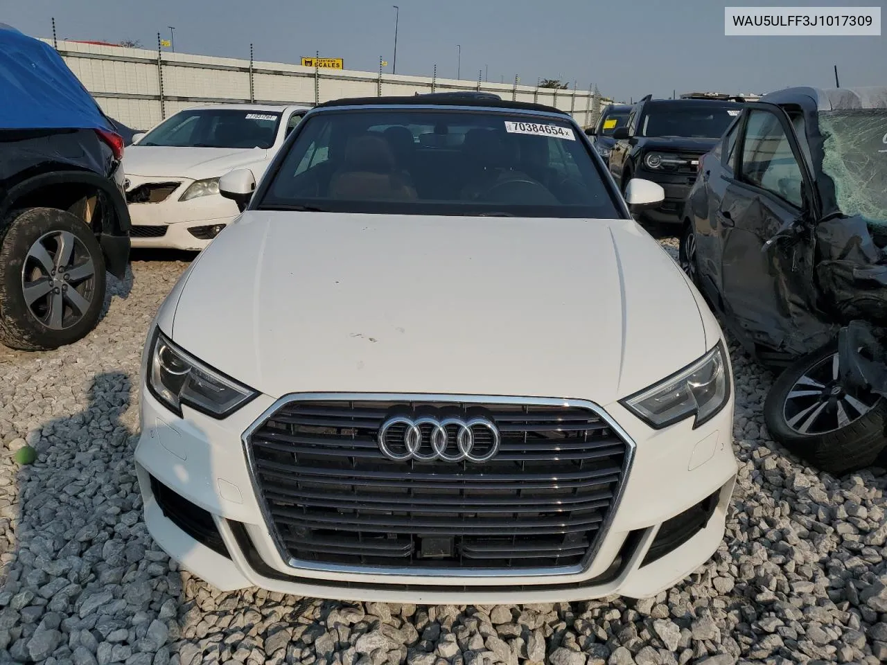 2018 Audi A3 Premium Plus VIN: WAU5ULFF3J1017309 Lot: 70384654