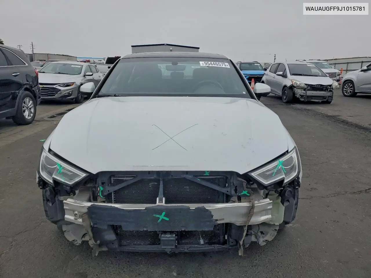 WAUAUGFF9J1015781 2018 Audi A3 Premium