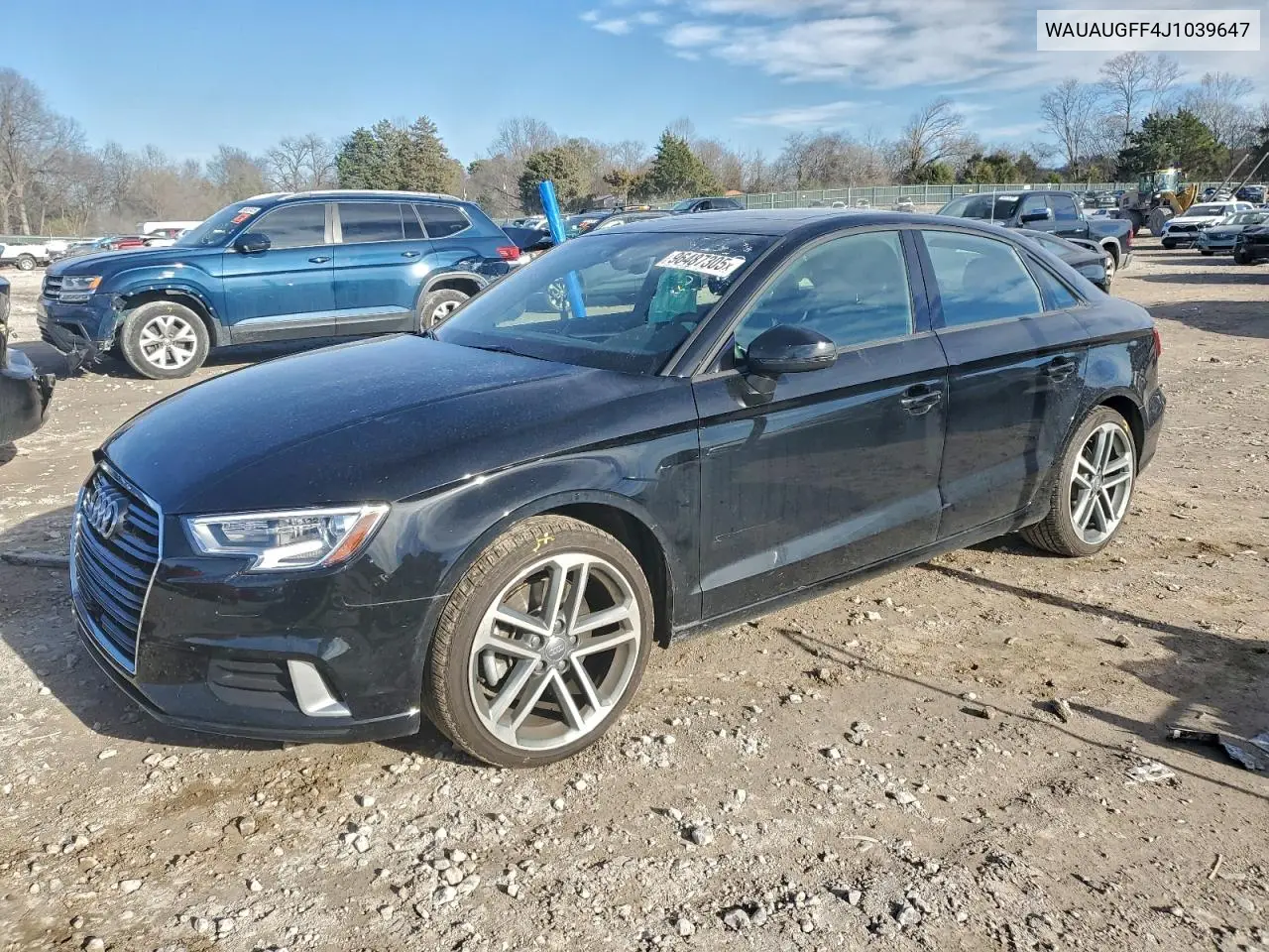 WAUAUGFF4J1039647 2018 Audi A3 Premium