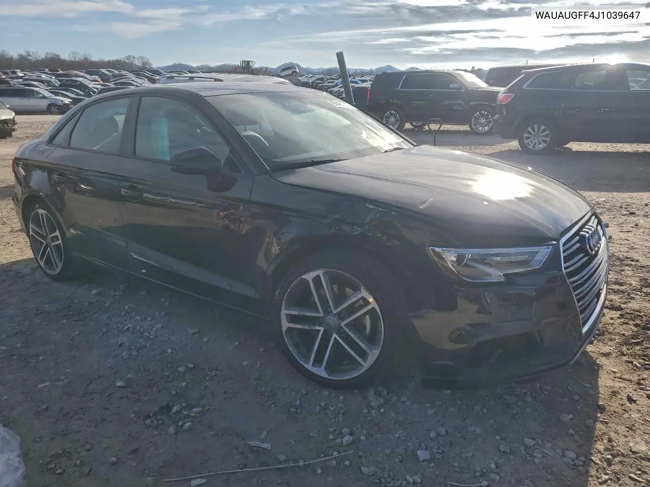 WAUAUGFF4J1039647 2018 Audi A3 Premium