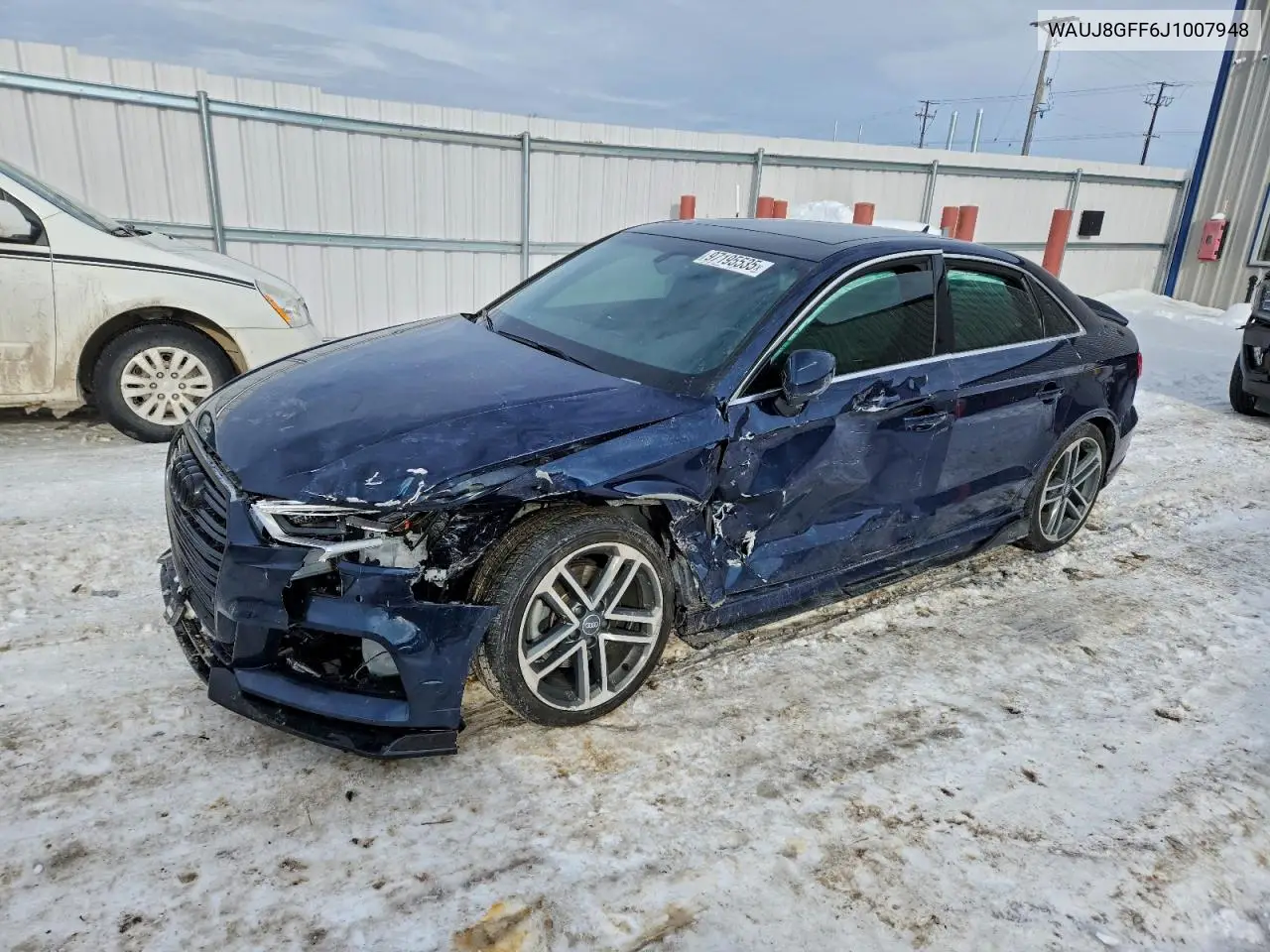 WAUJ8GFF6J1007948 2018 Audi A3 Premium Plus