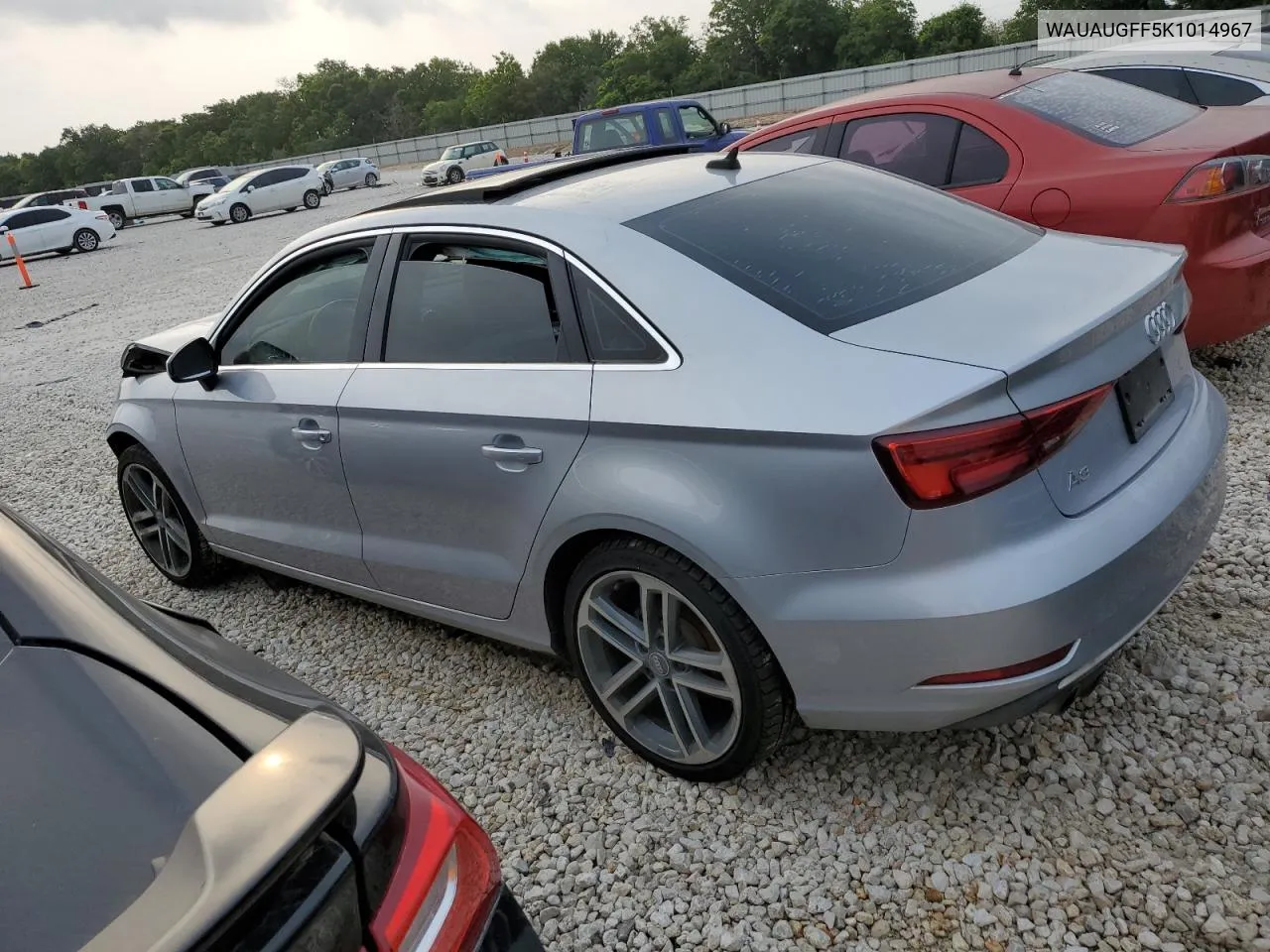 2019 Audi A3 Premium VIN: WAUAUGFF5K1014967 Lot: 55697234