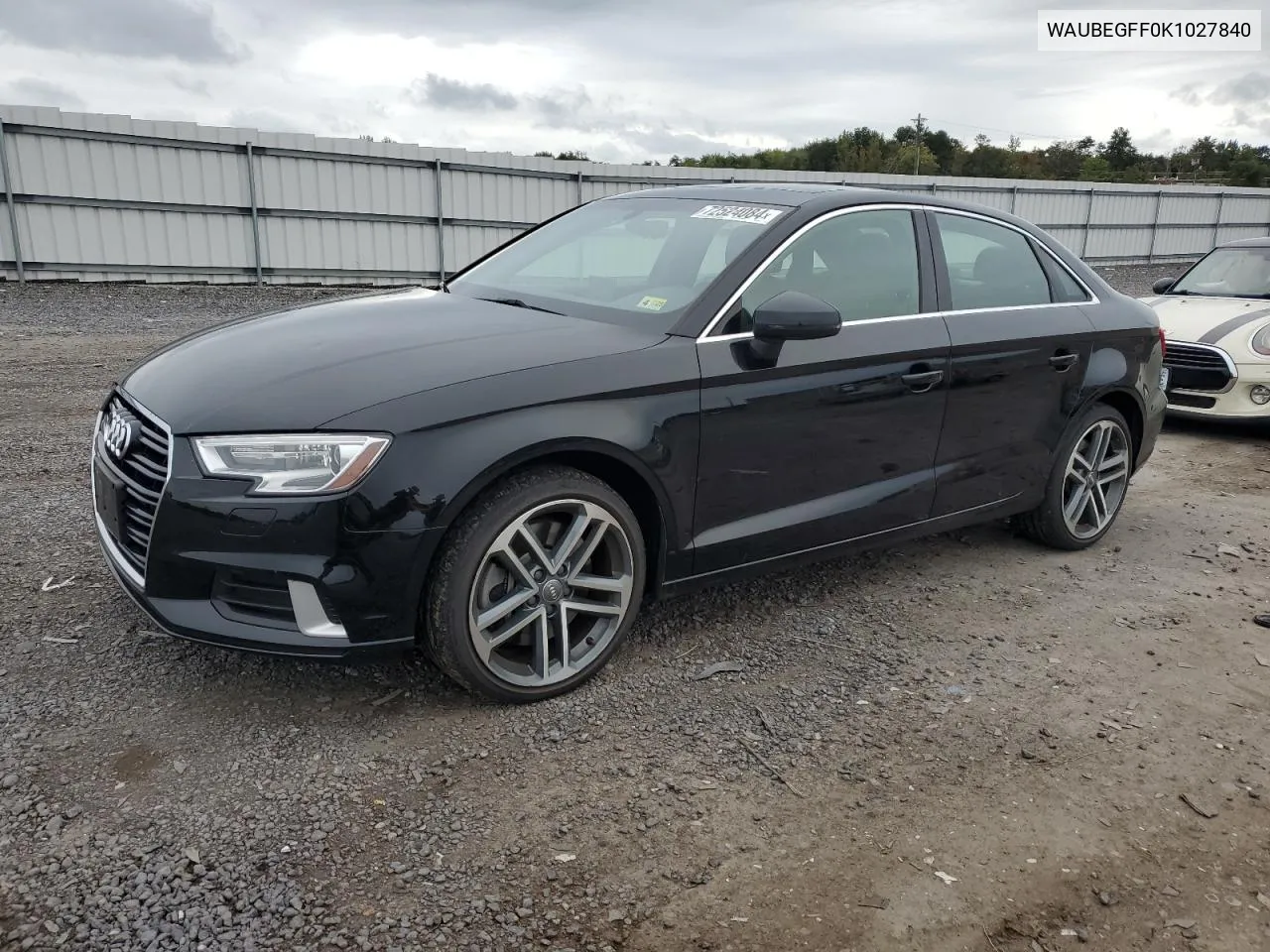 WAUBEGFF0K1027840 2019 Audi A3 Premium