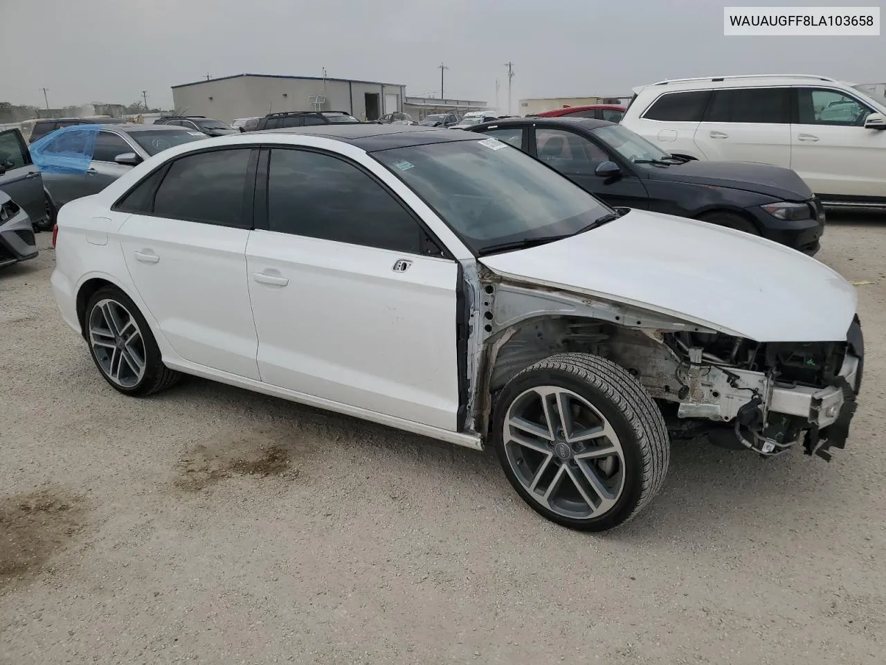 2020 Audi A3 Premium VIN: WAUAUGFF8LA103658 Lot: 53106064