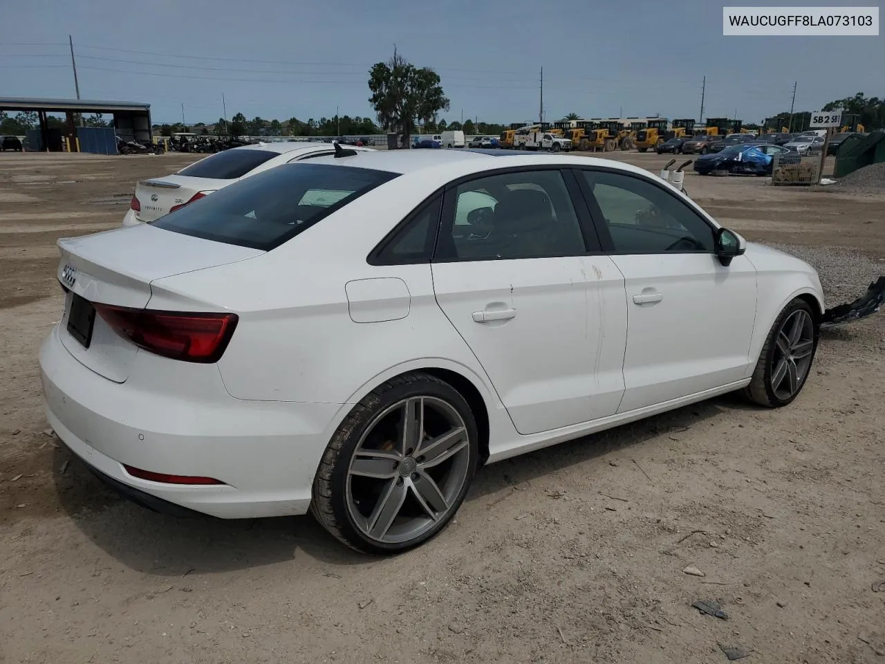 2020 Audi A3 Premium Plus VIN: WAUCUGFF8LA073103 Lot: 55282524