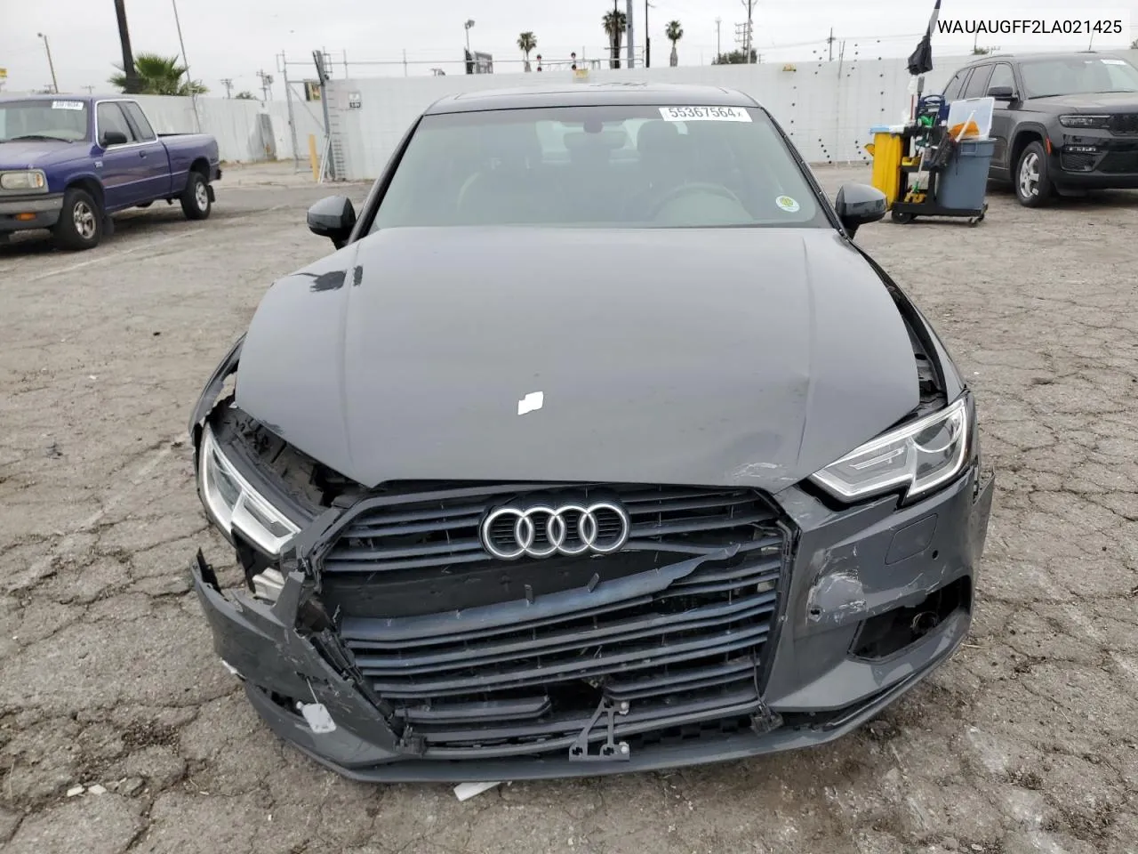 2020 Audi A3 Premium VIN: WAUAUGFF2LA021425 Lot: 55367564