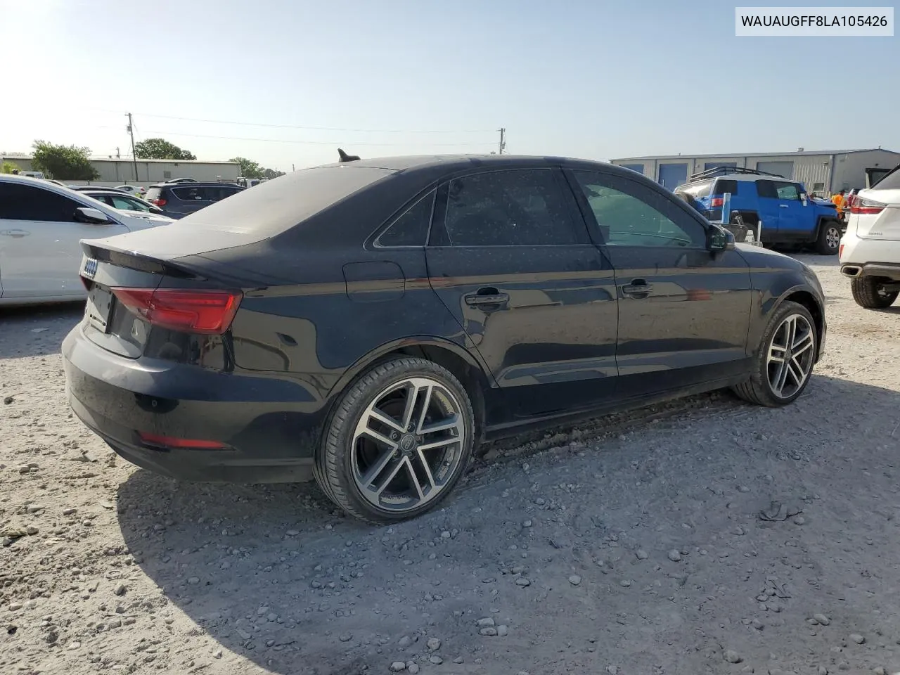 2020 Audi A3 Premium 40 Tfsi Front-Wheel Drive S Tronic VIN: WAUAUGFF8LA105426 Lot: 40373427