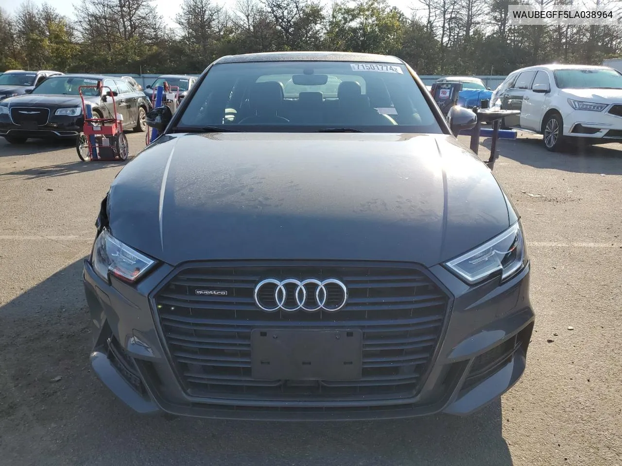 2020 Audi A3 S-Line Premium VIN: WAUBEGFF5LA038964 Lot: 71501774