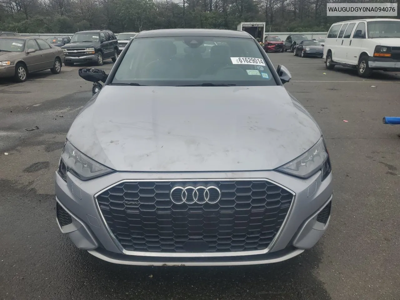 2022 Audi A3 Premium VIN: WAUGUDGY0NA094076 Lot: 61629014