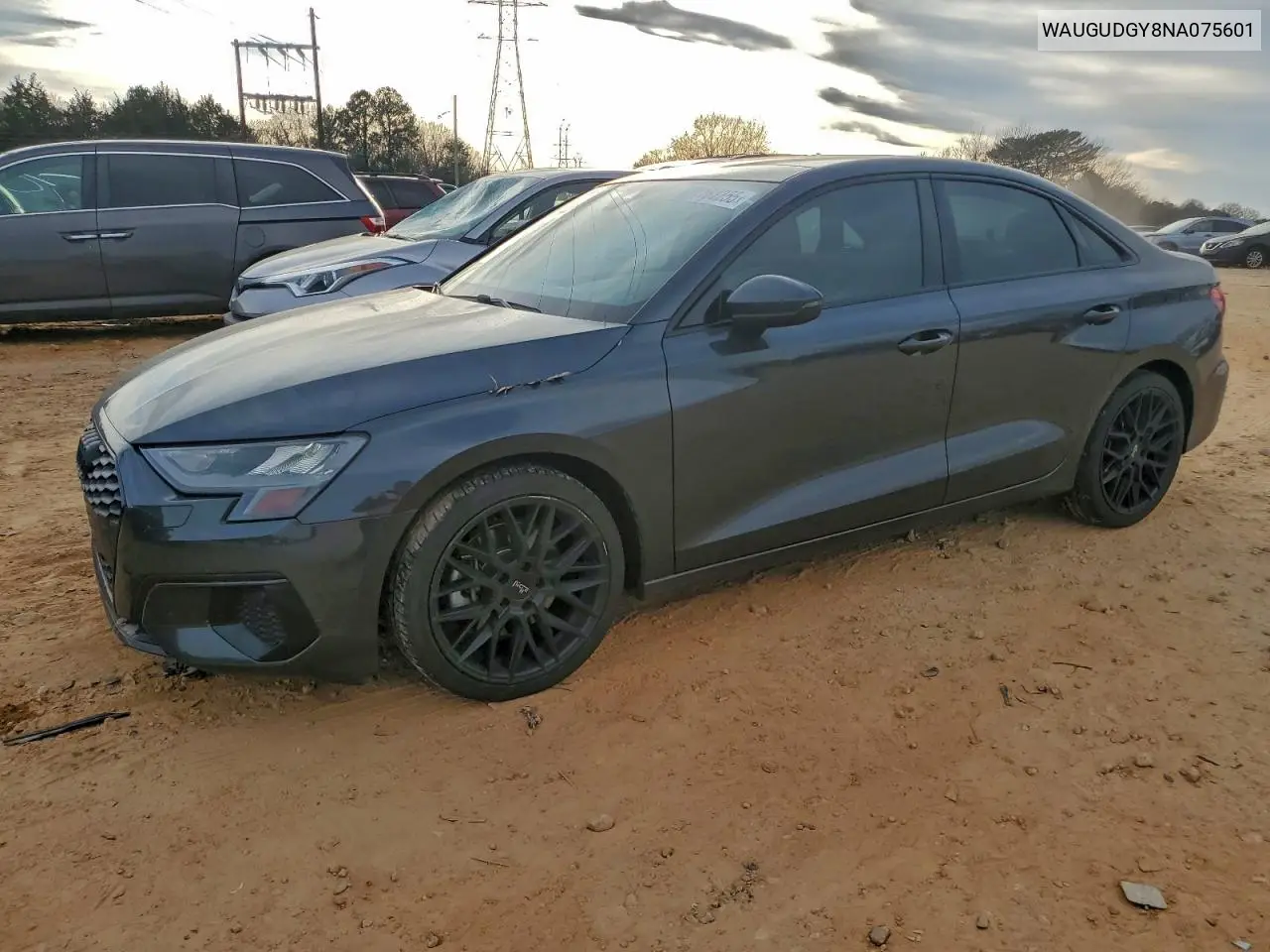 WAUGUDGY8NA075601 2022 Audi A3 Premium