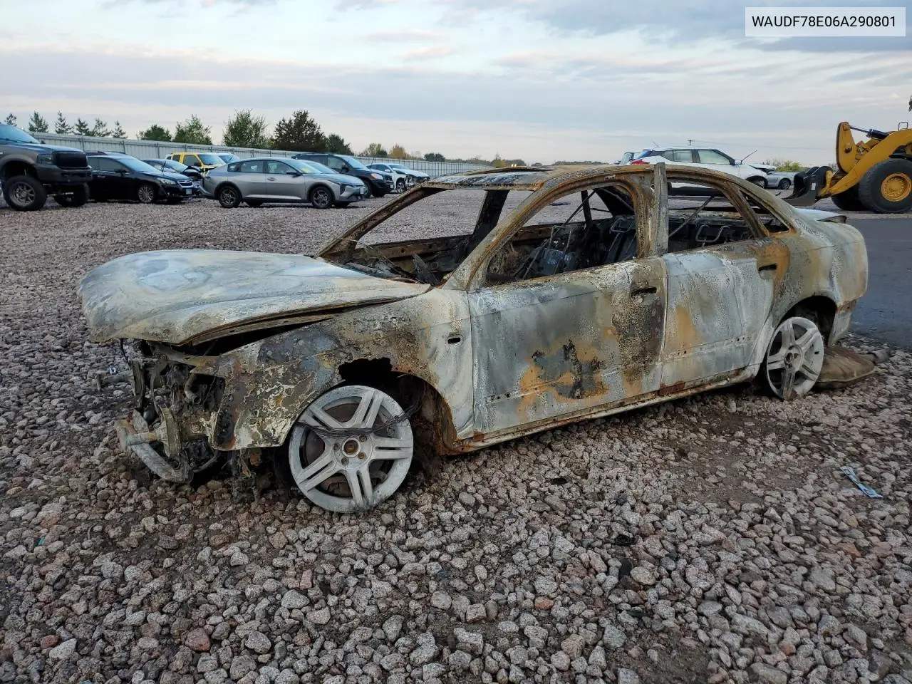 WAUDF78E06A290801 2006 Audi A4 2.0T Quattro