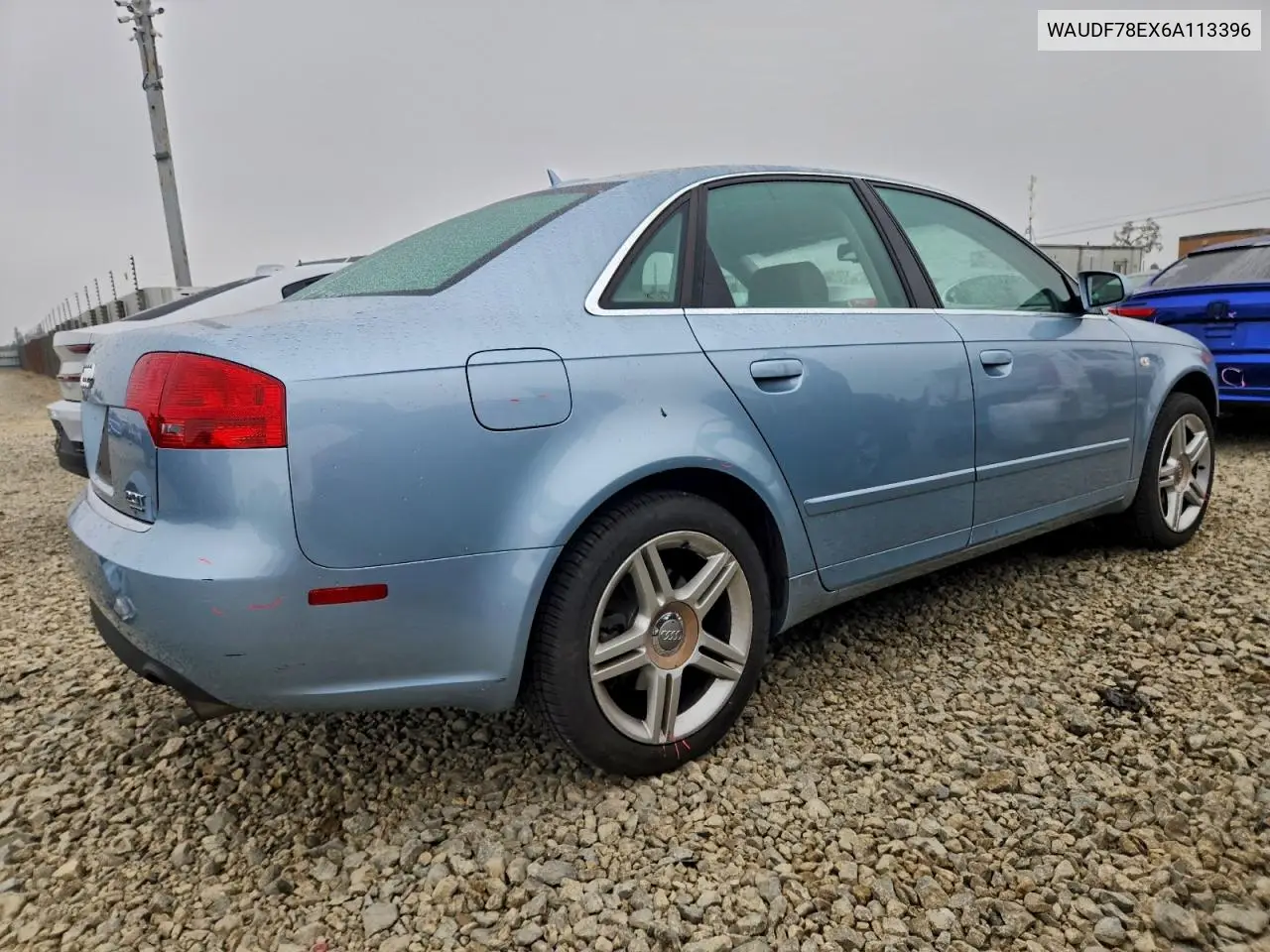 WAUDF78EX6A113396 2006 Audi A4 2.0T Quattro
