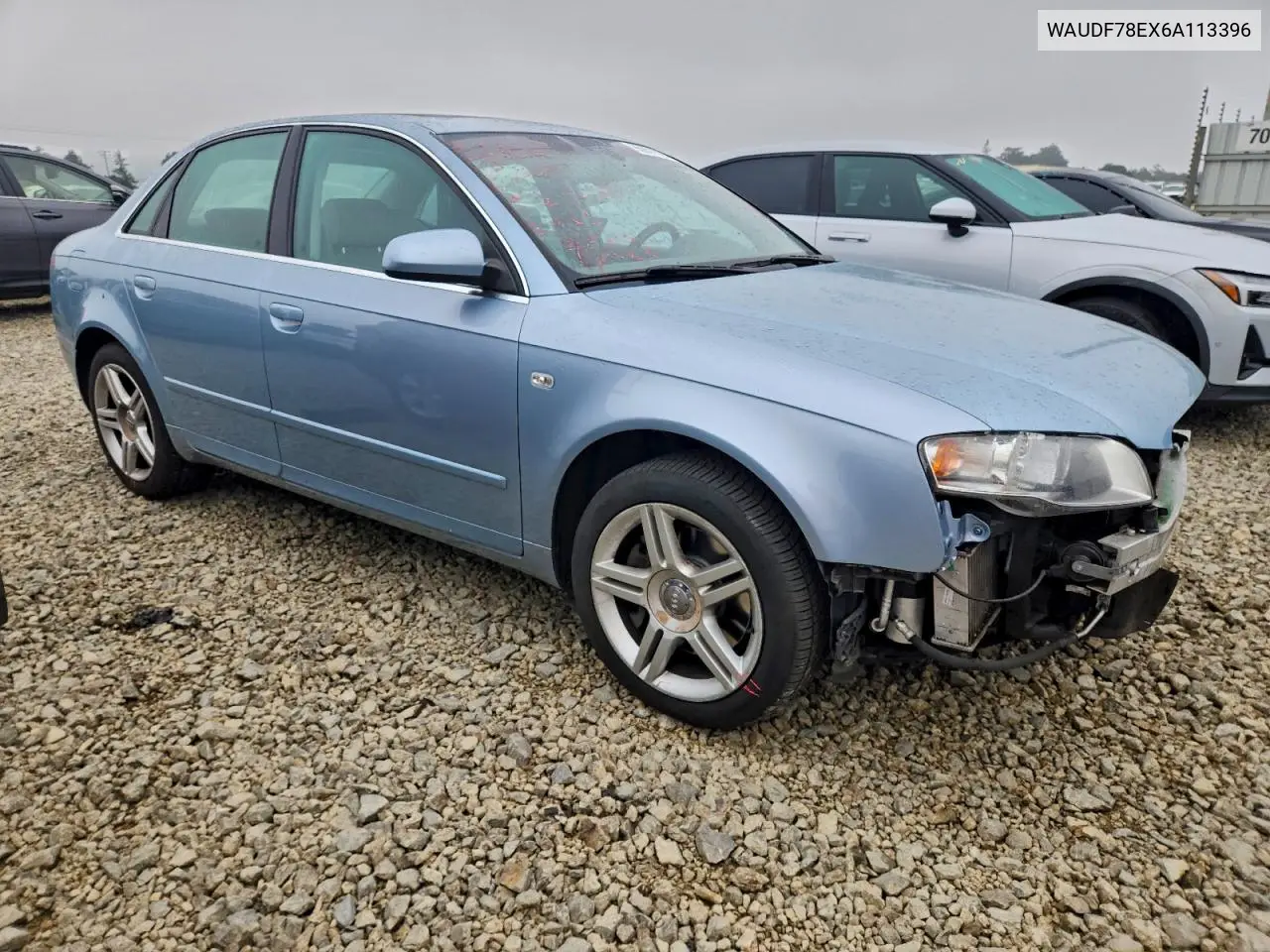 WAUDF78EX6A113396 2006 Audi A4 2.0T Quattro