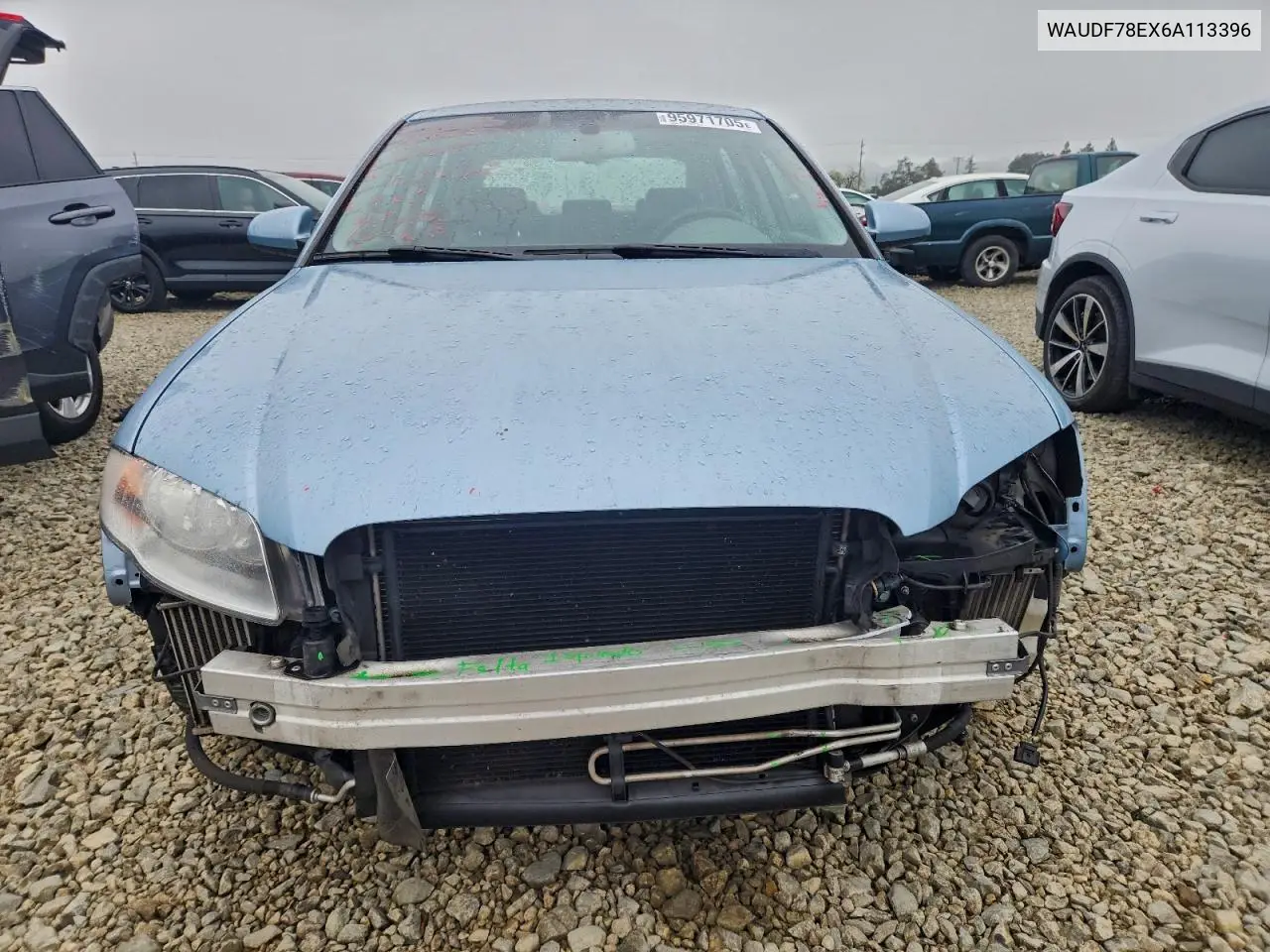 WAUDF78EX6A113396 2006 Audi A4 2.0T Quattro