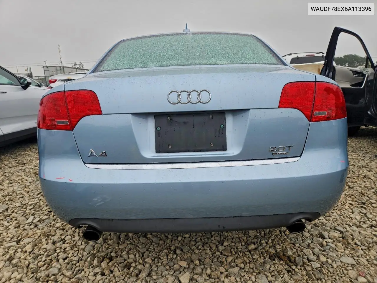 WAUDF78EX6A113396 2006 Audi A4 2.0T Quattro