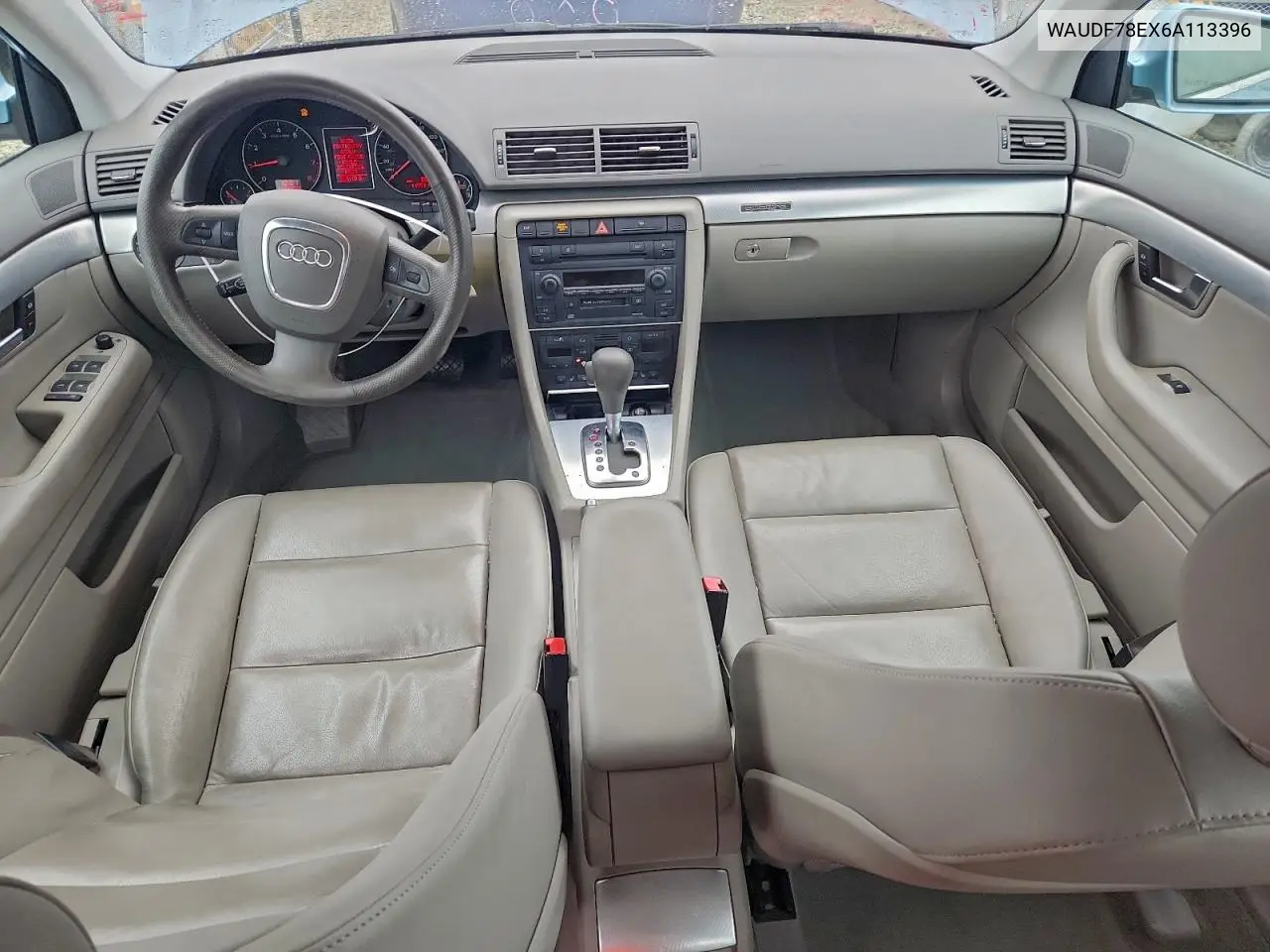 WAUDF78EX6A113396 2006 Audi A4 2.0T Quattro