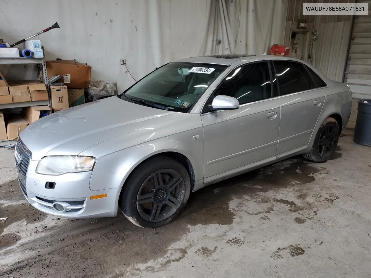 WAUDF78E58A071531 2008 Audi A4 2.0T Quattro