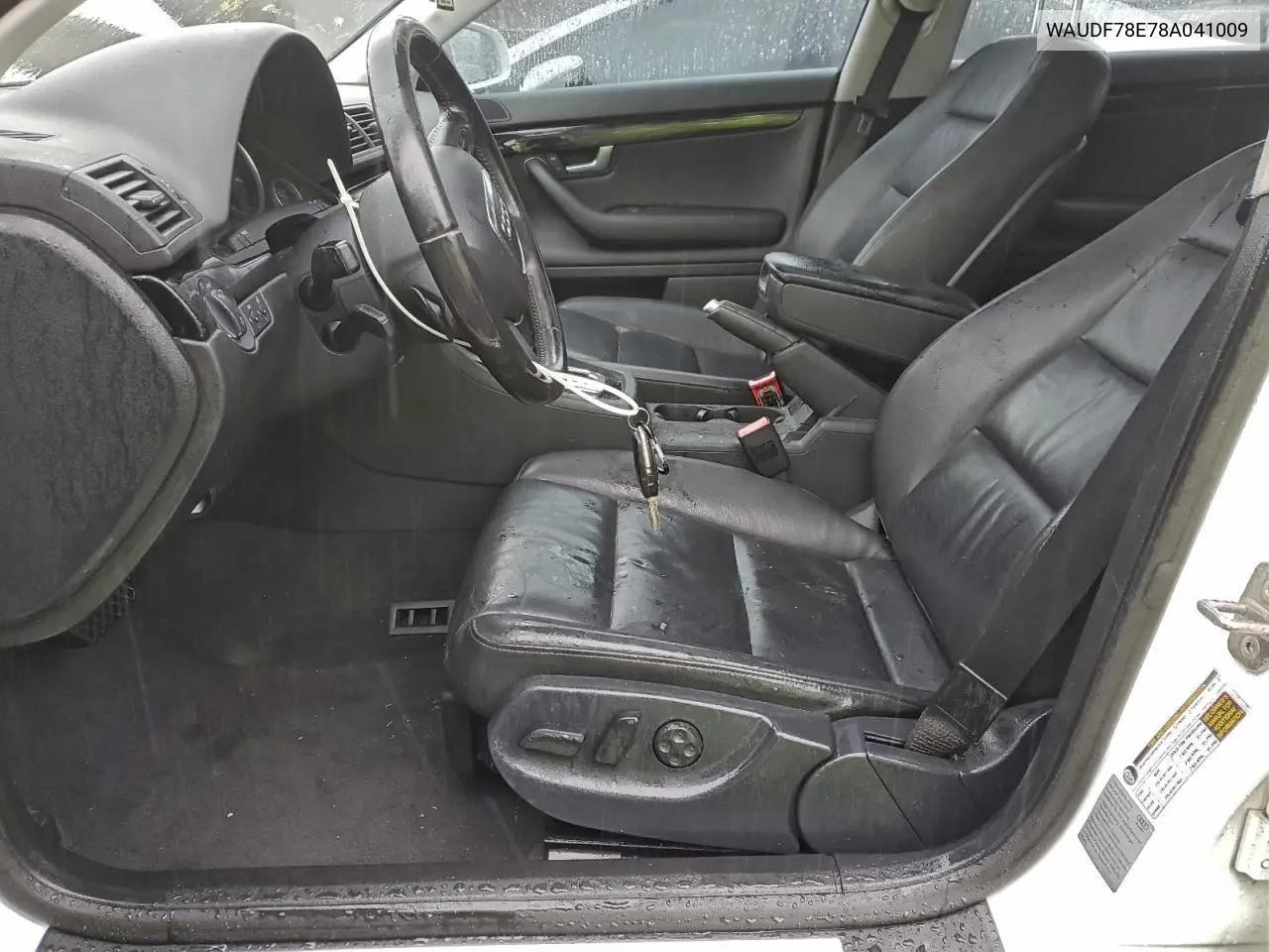 WAUDF78E78A041009 2008 Audi A4 2.0T Quattro