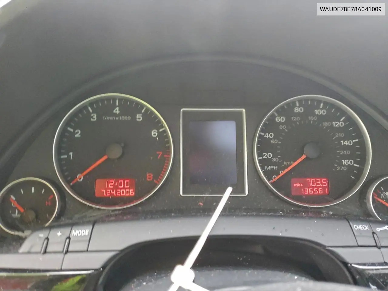 WAUDF78E78A041009 2008 Audi A4 2.0T Quattro