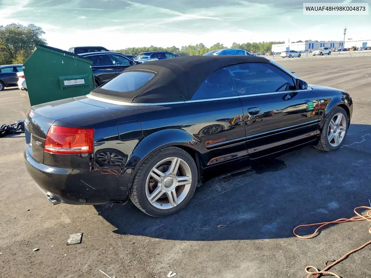 WAUAF48H98K004873 2008 Audi A4 2.0T Cabriolet