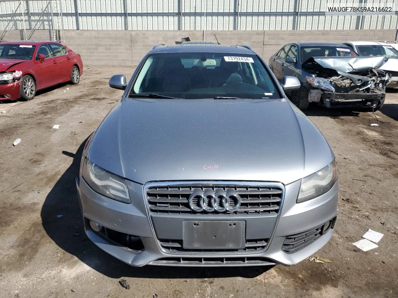 2009 Audi A4 Premium Plus VIN: WAUGF78K59A216622 Lot: 73192434