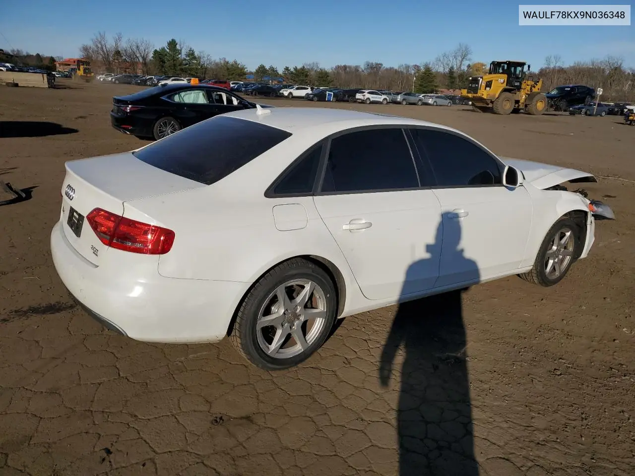 WAULF78KX9N036348 2009 Audi A4 2.0T Quattro