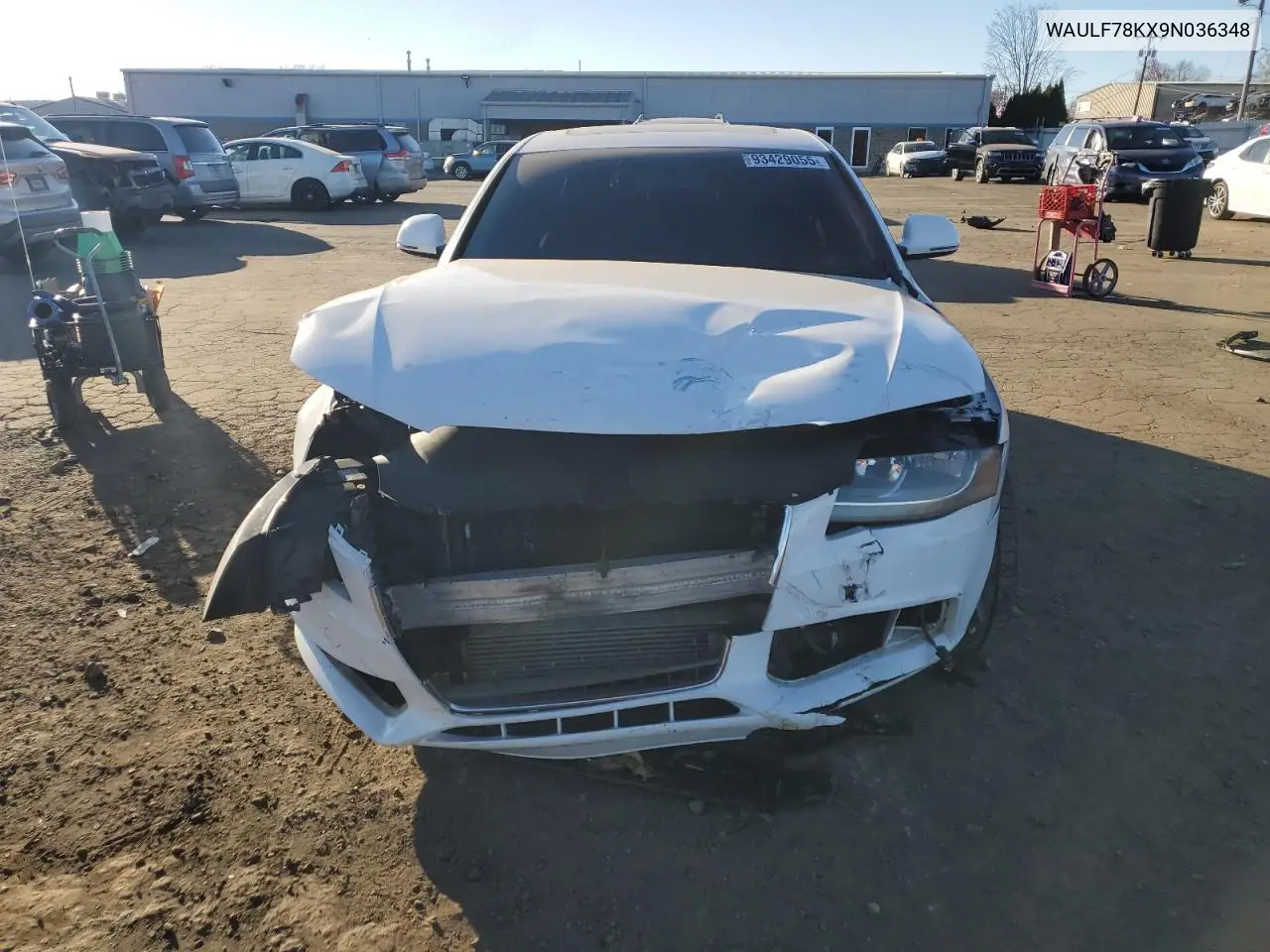 WAULF78KX9N036348 2009 Audi A4 2.0T Quattro