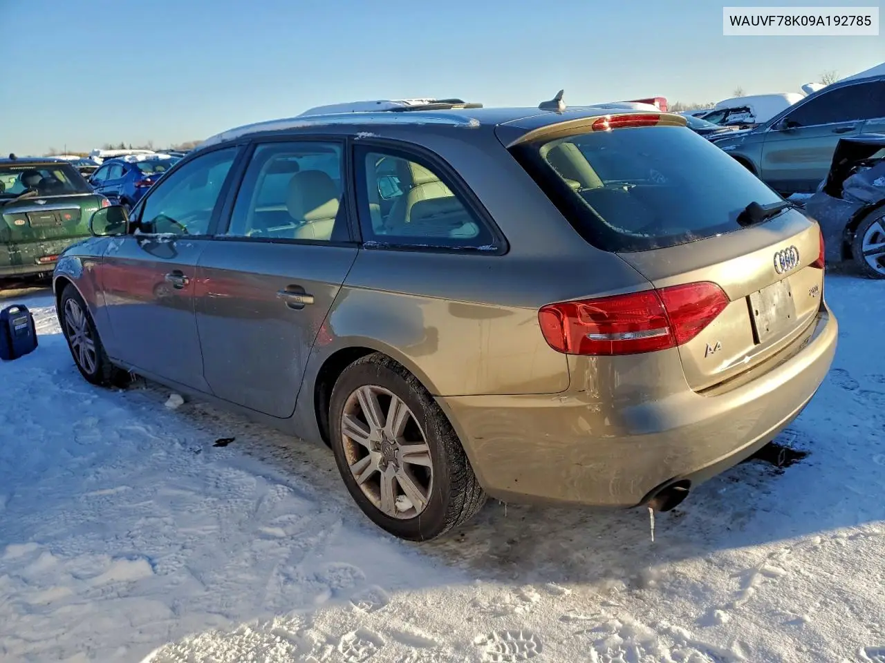 WAUVF78K09A192785 2009 Audi A4 2.0T Avant Quattro