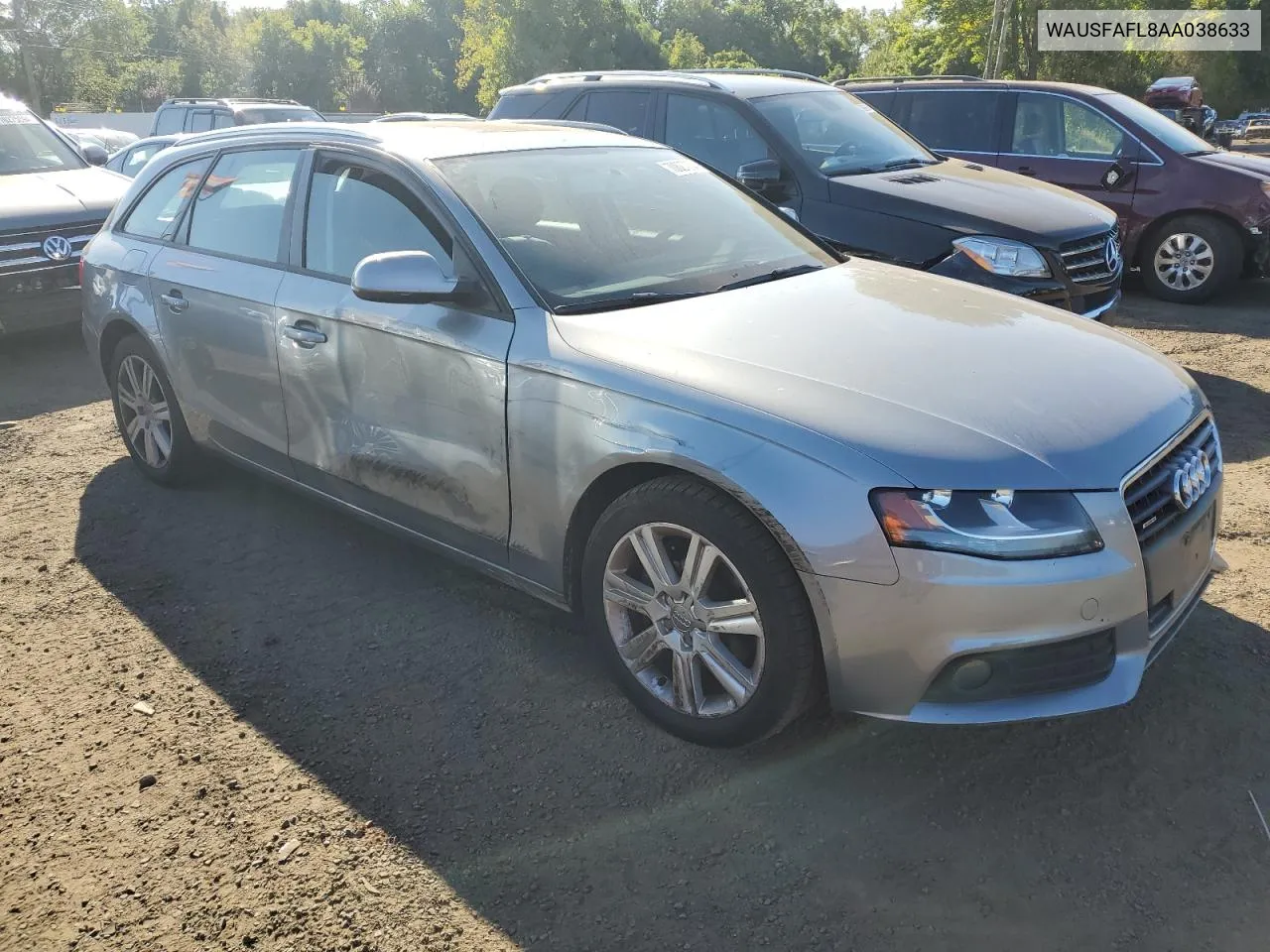 WAUSFAFL8AA038633 2010 Audi A4 Premium