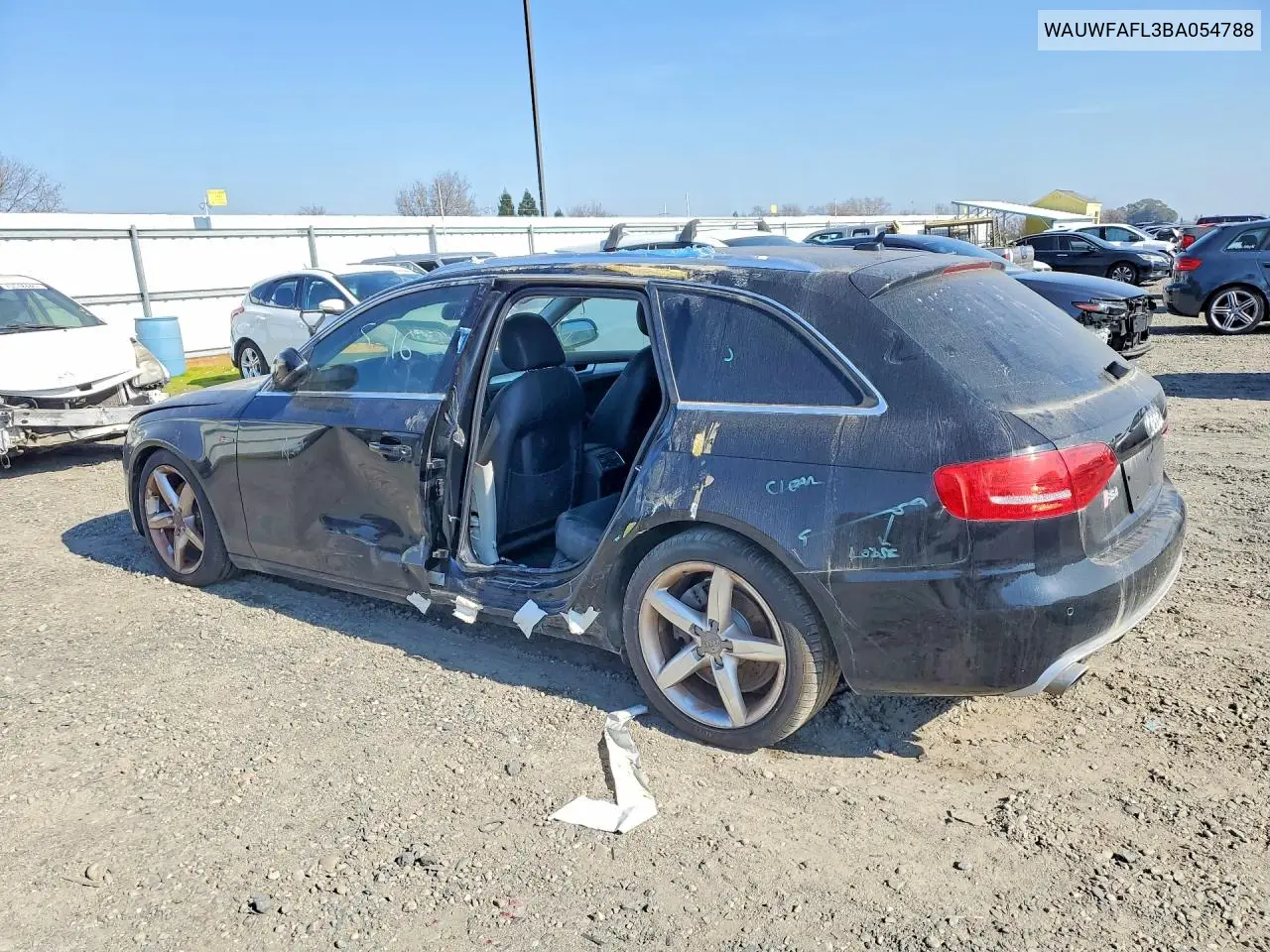 WAUWFAFL3BA054788 2011 Audi A4 Premium Plus