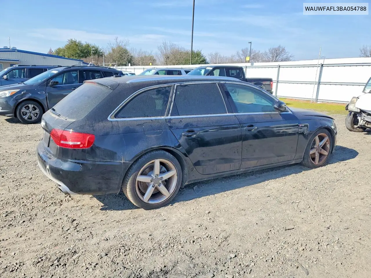 WAUWFAFL3BA054788 2011 Audi A4 Premium Plus