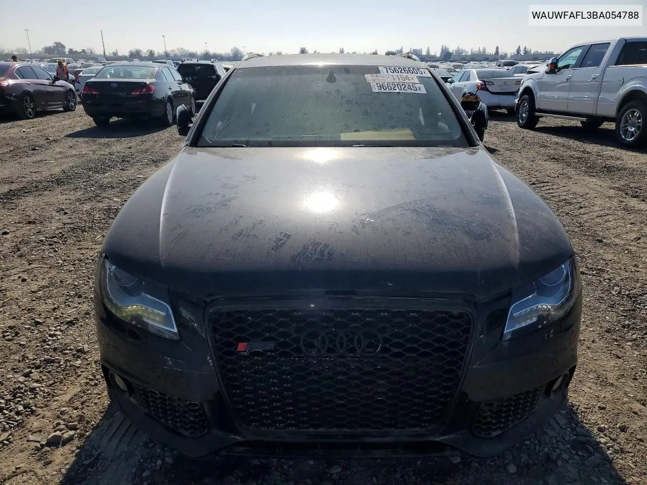 WAUWFAFL3BA054788 2011 Audi A4 Premium Plus